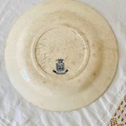 Antique opaque porcelain plates from Gien, Provençal model