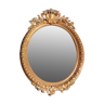 Miroir doré ovale 81x116cm