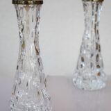 Crystal glass table lamps by Carl Fagerlund for Orrefors, Sweden.