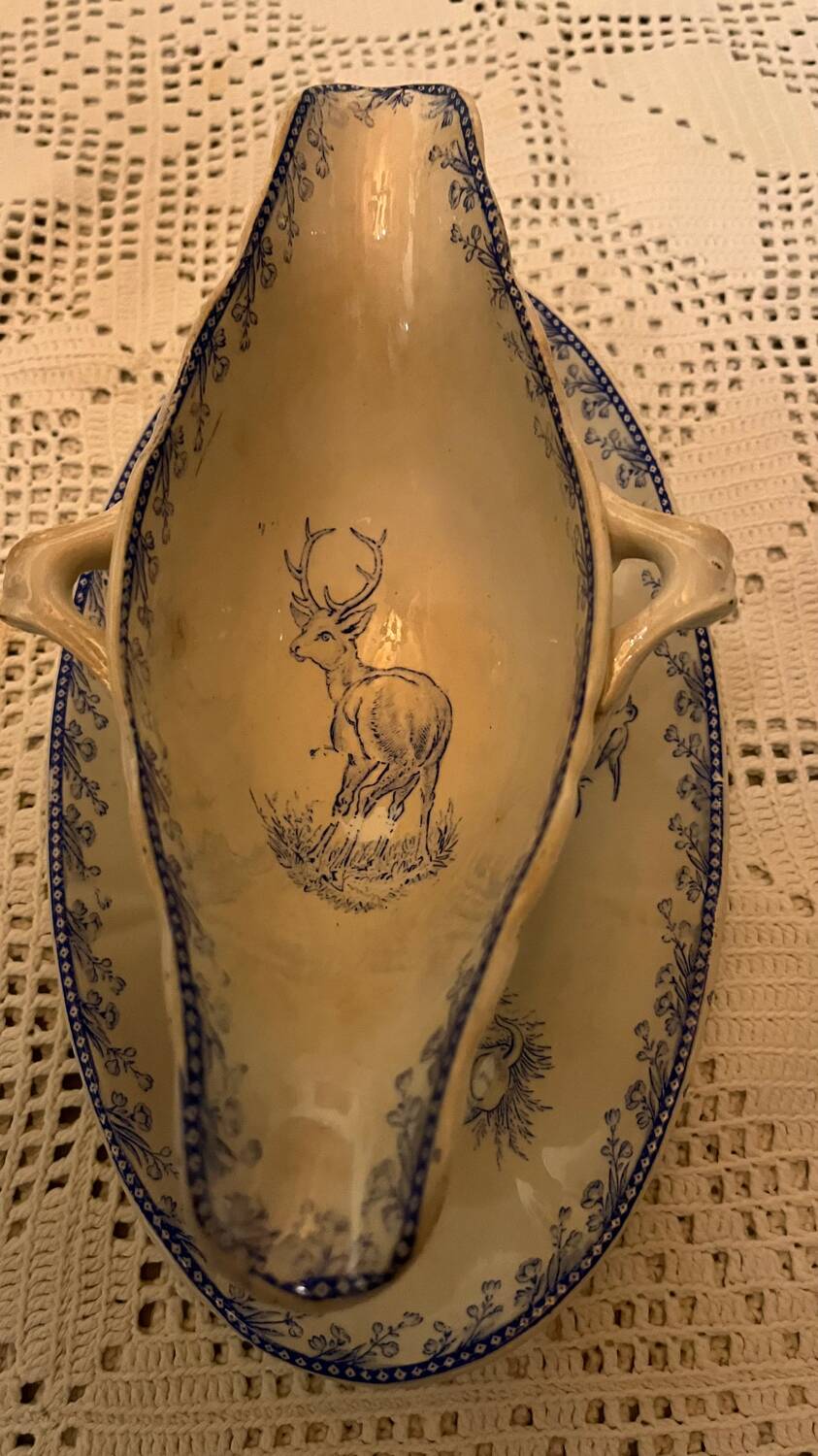 Vintage FF Pexonne sauceboat