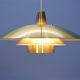 Large danish pendant in brass, 1960s