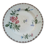 Old polychrome ironstone plate