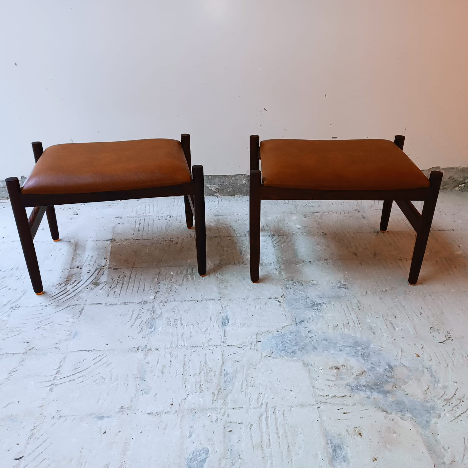 2 vintage footrests Frandsen 1960
