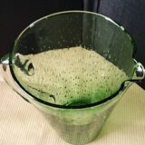 Water carafe, bubbled glass jug