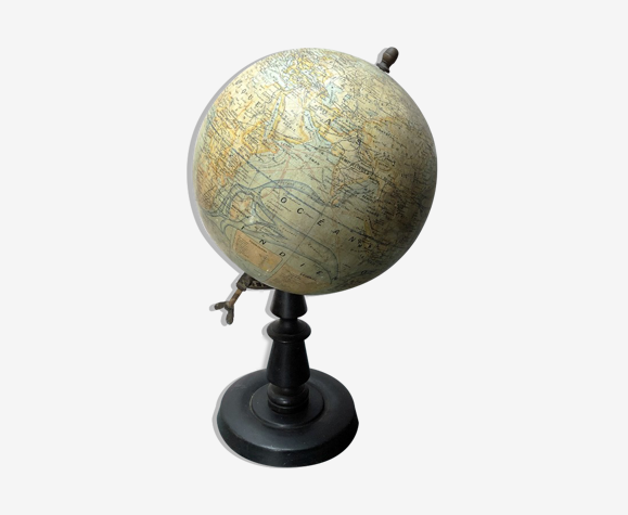 Globe terrestre ancien années 10