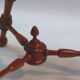 Victorian Stool, Three Legs, Upholstered Stool, Footstool, Vintage