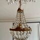 Hot air balloon chandelier with tassels