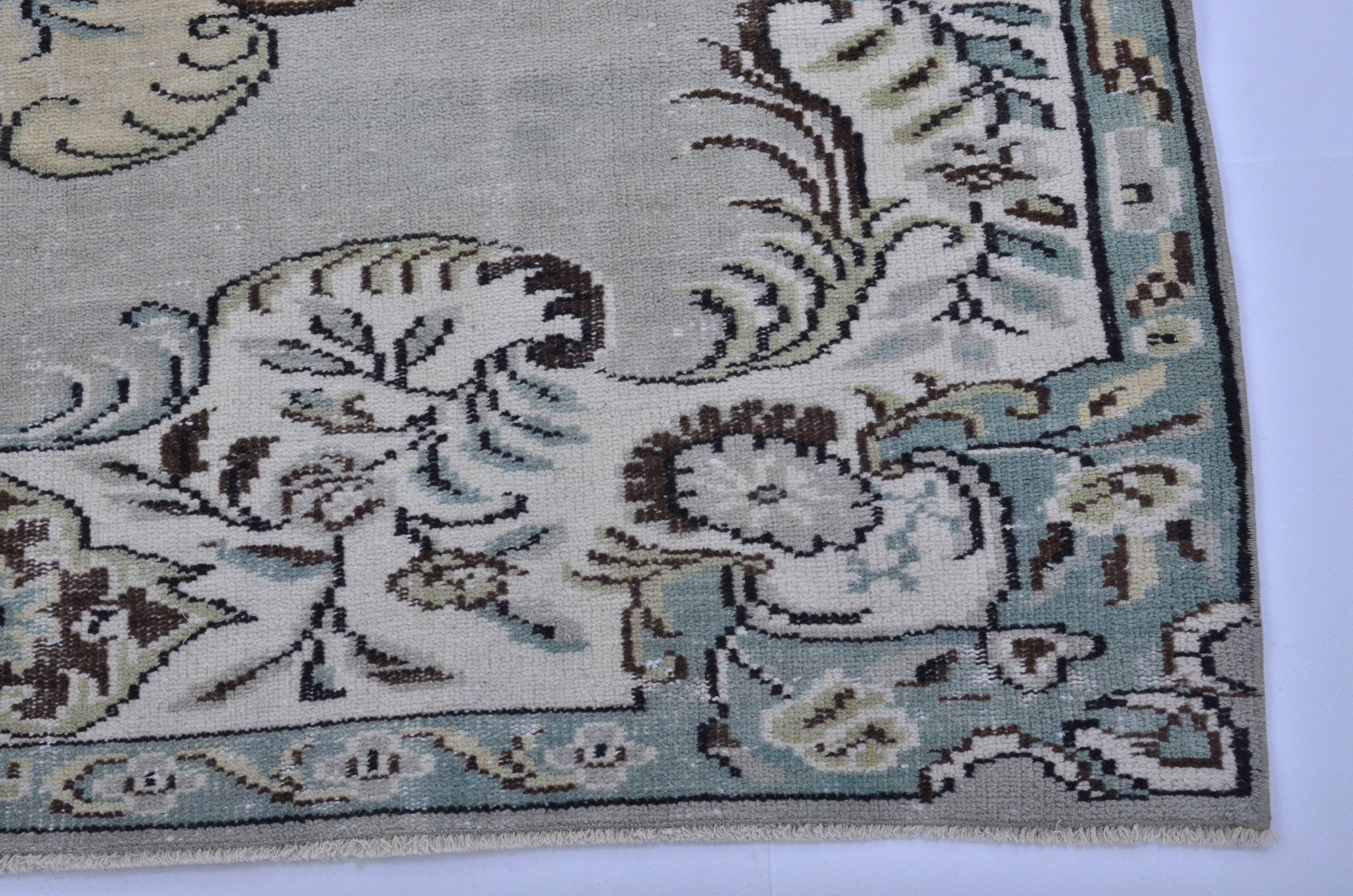 Tapis fait main turc Oushak sku 3462
