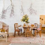 Rattan desk
