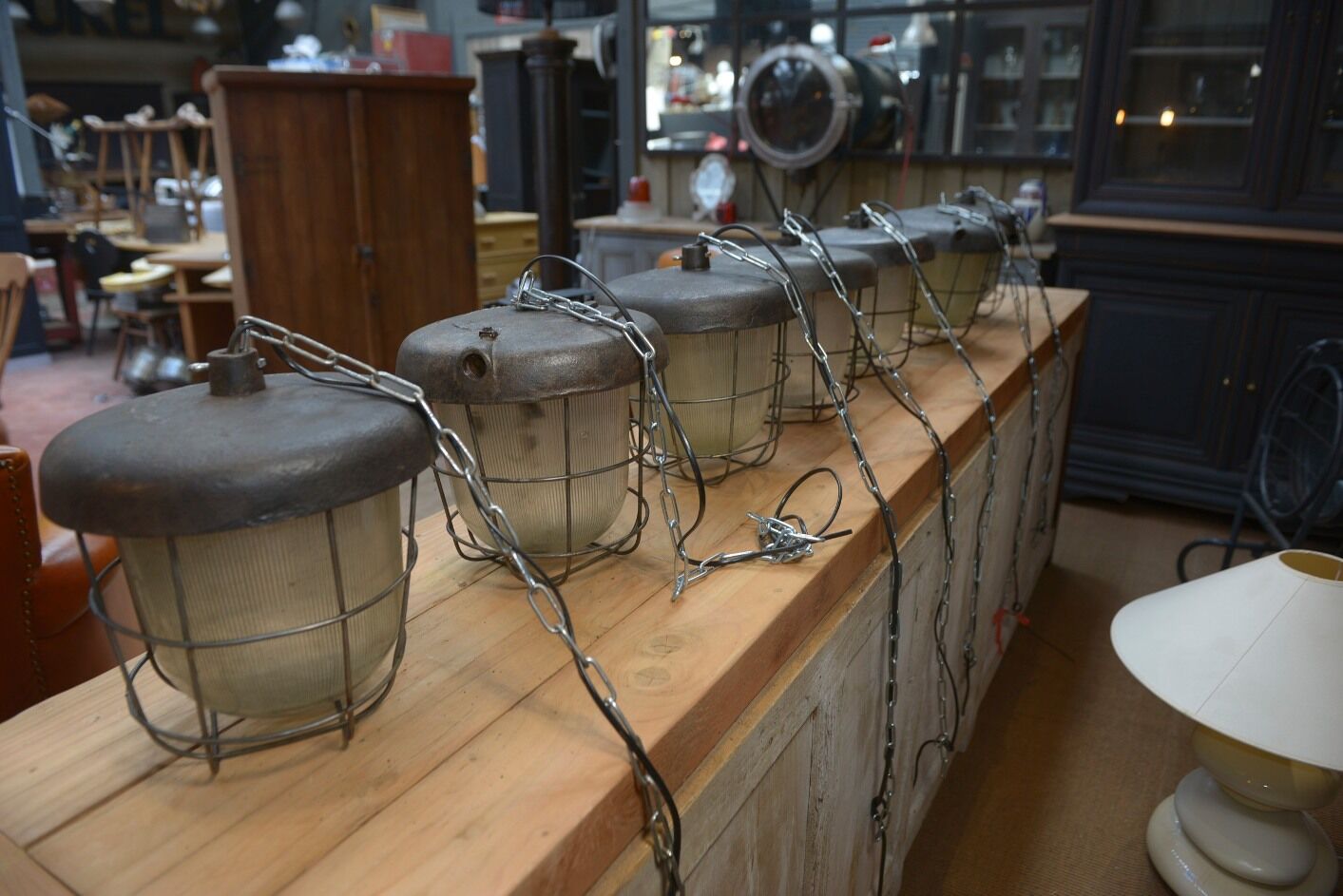 Old cast iron street lanterns 1920