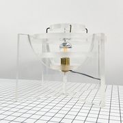 Lampe / Sculpture Italienne en Plexiglas, 1980