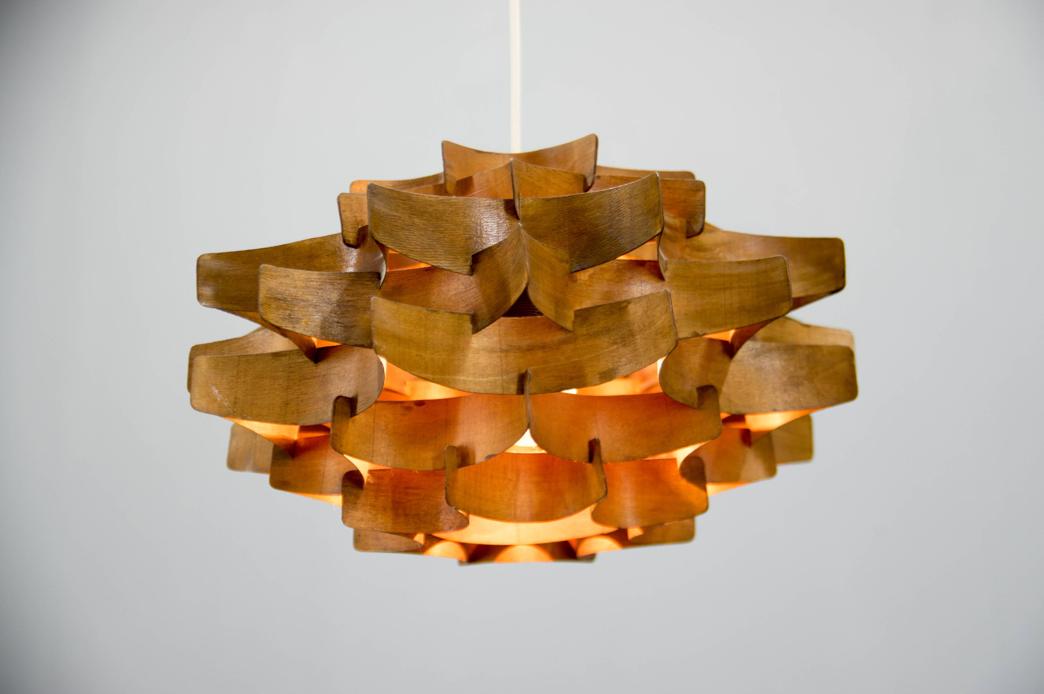 Design Veneer Pendant, 1960s