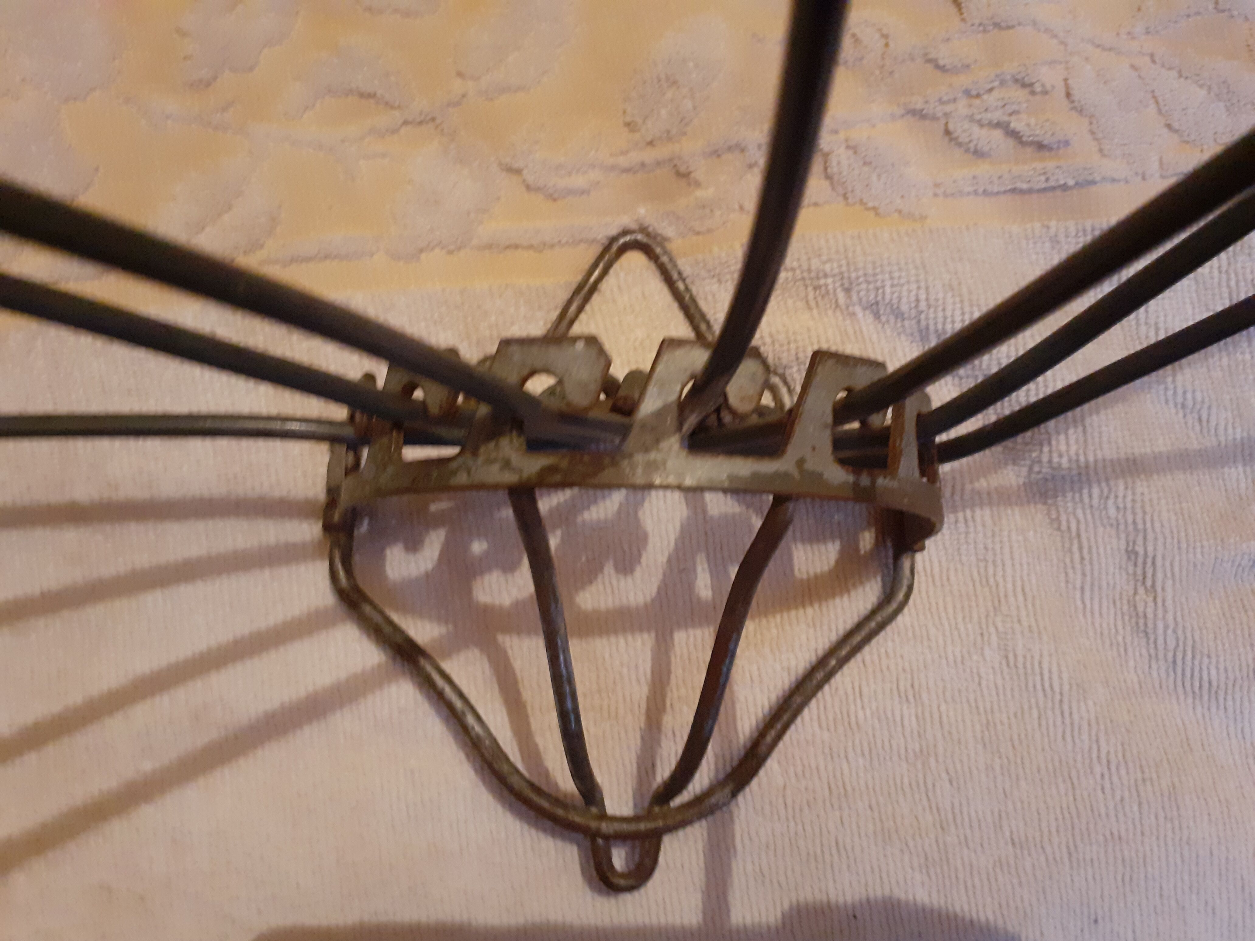 Vintage tea towel holders