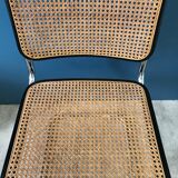 B32 Marcel Breuer 80's black and chrome chair