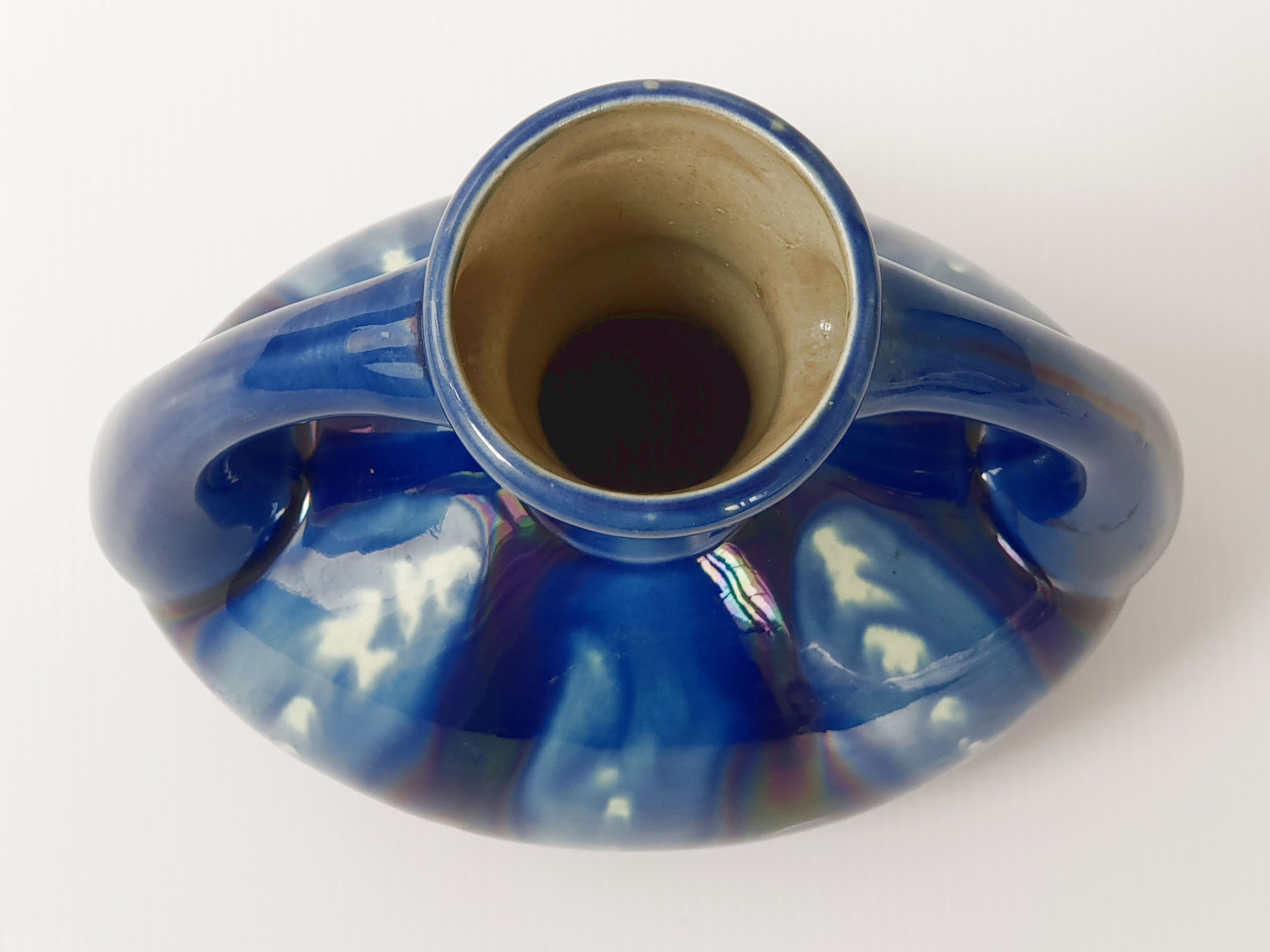 Vintage vase in flamed sandstone