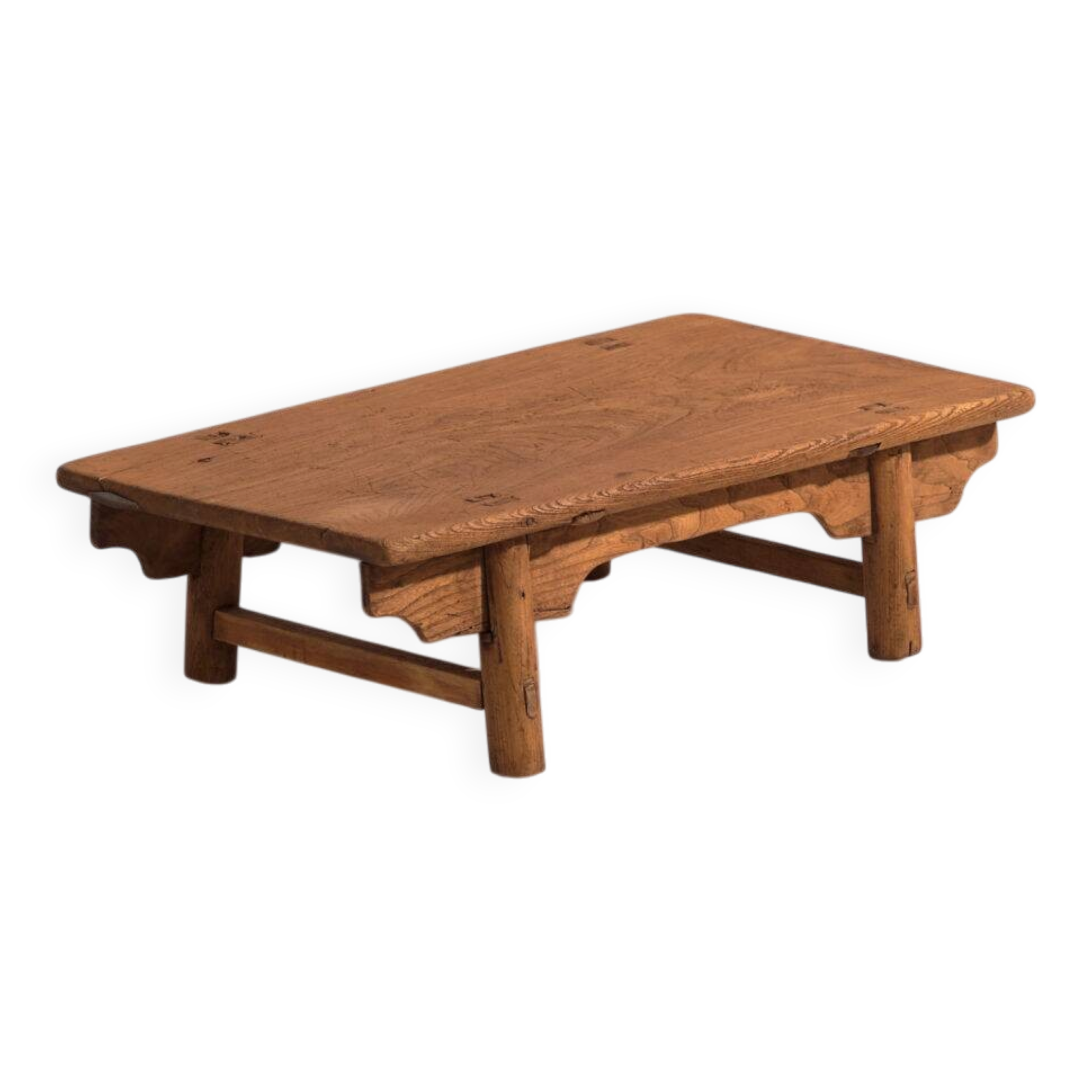 Table basse ancienne en bois de pin – Chine, vers 1890