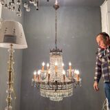 Italian crystal chandelier, 1940s