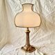 Vintage table lamp in gilded copper