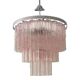 Contemporary “Tronchi” Murano Glass Chandelier in Venini Style