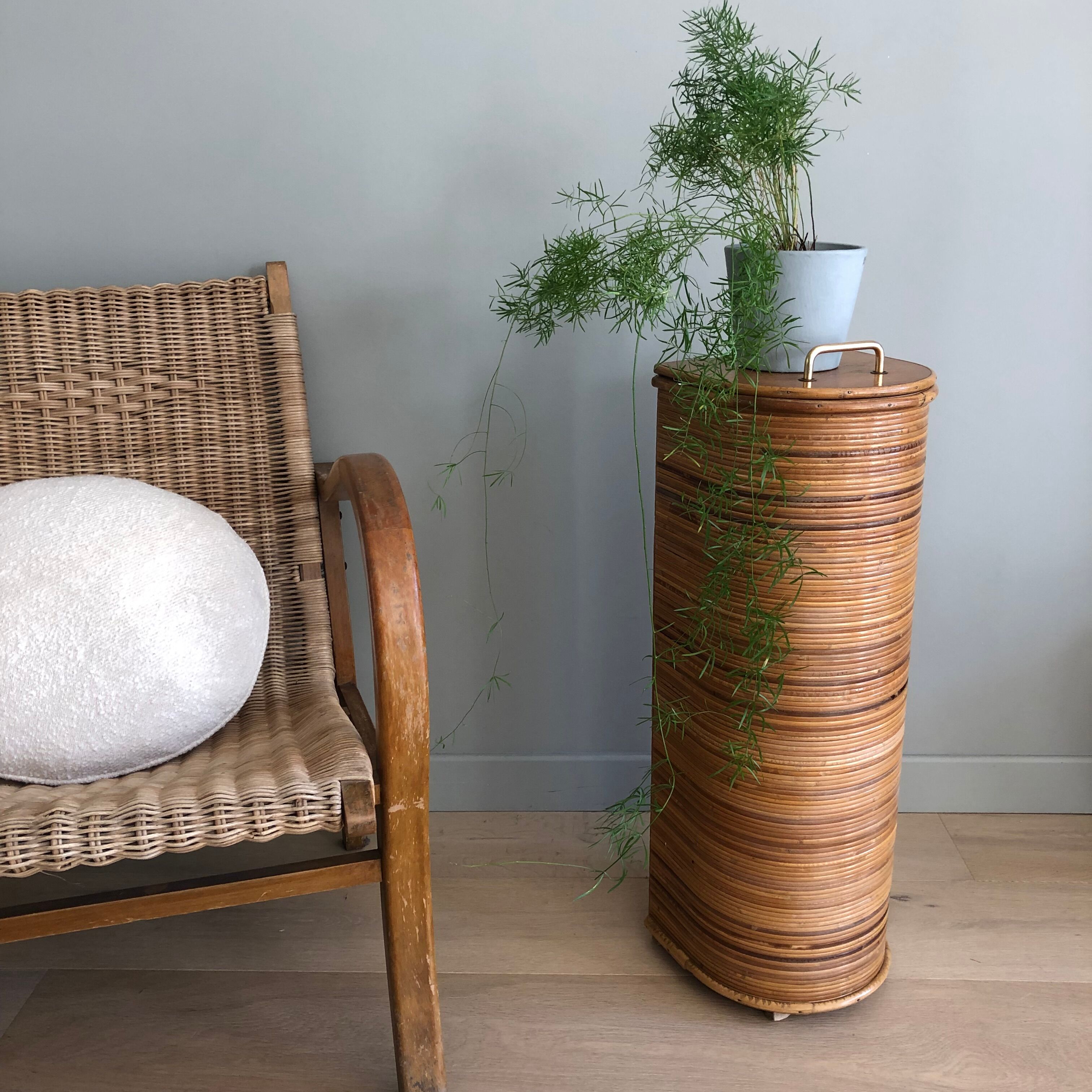 Bamboo bread hutch