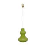 Suspension of the 70s in green opaline