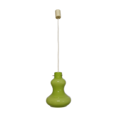 Suspension of the 70s in green opaline