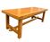 Table de ferme en chêne massif avec rallonges 2m20/3m20