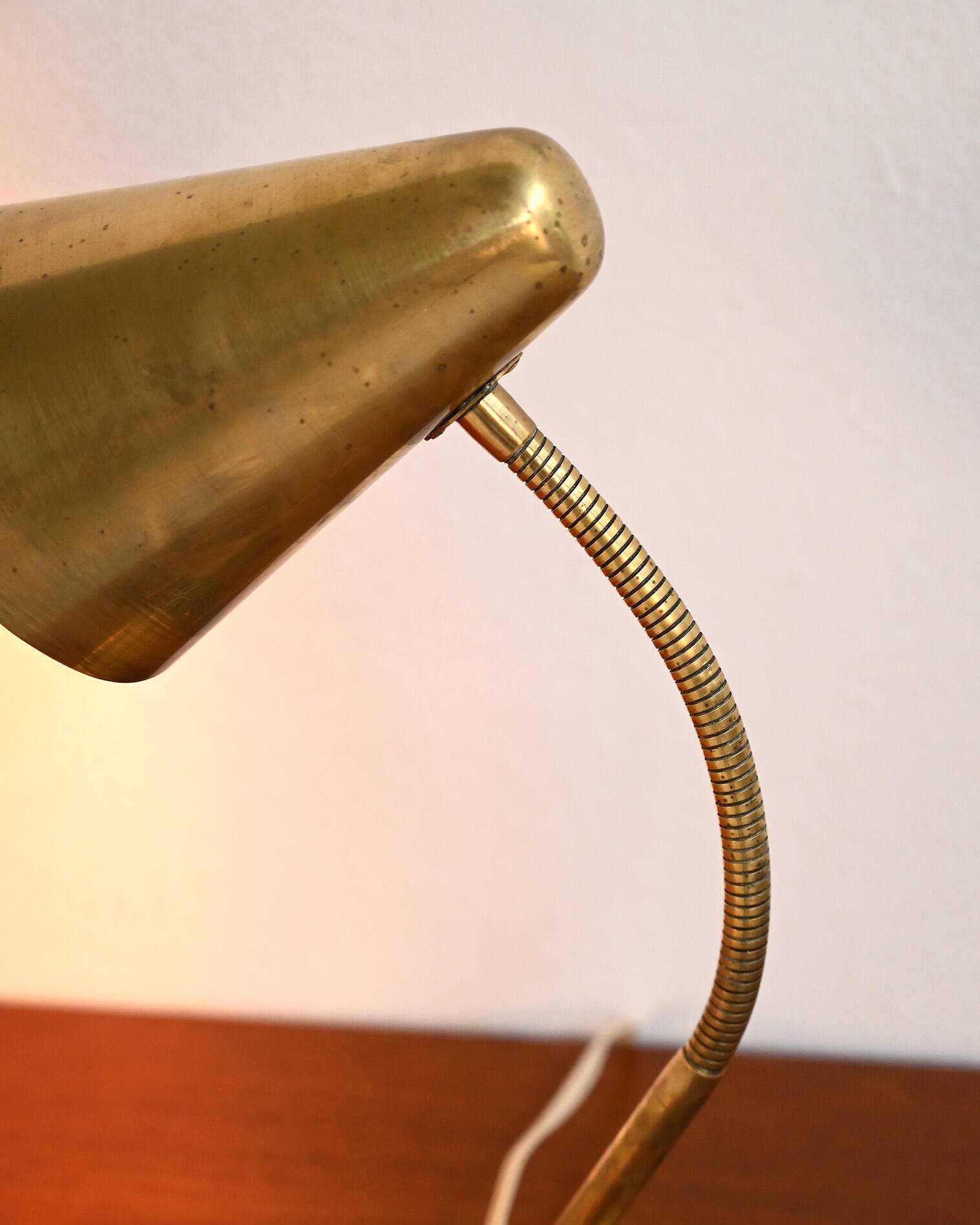 Scandinavian adjustable table lamp, 1950s