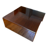 Table en verre fumé