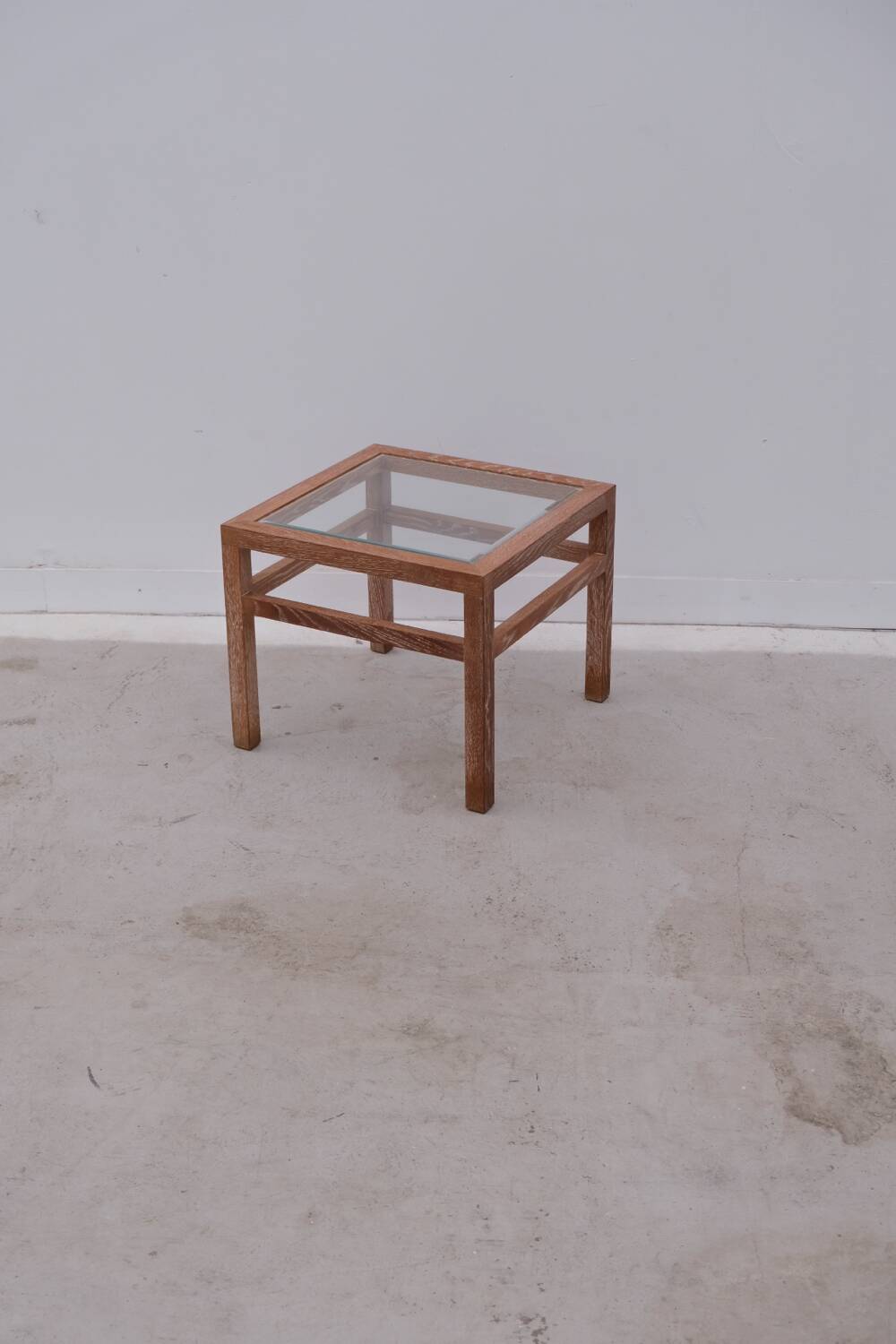 Solid oak coffee table, 1980