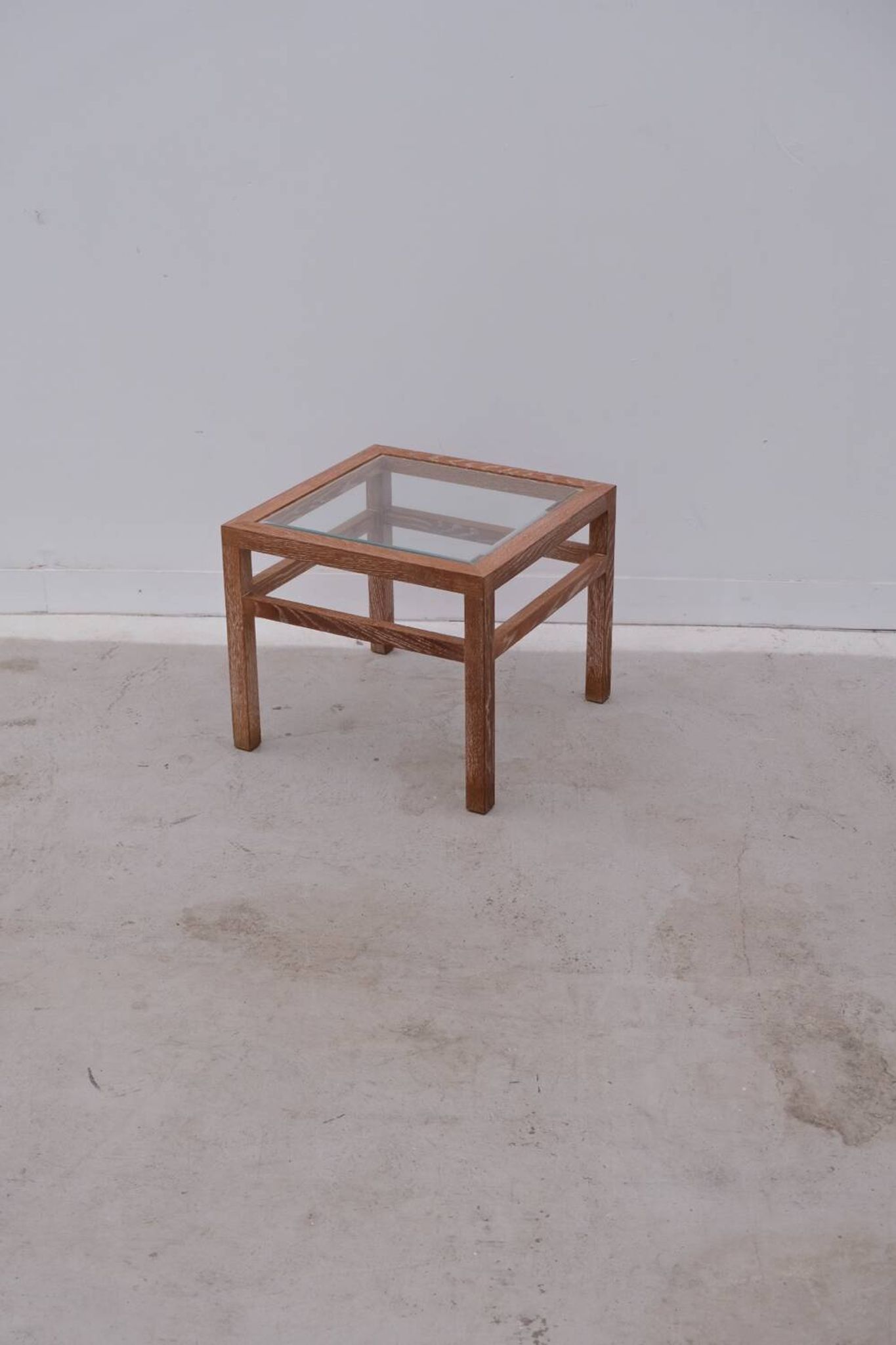 Solid oak coffee table, 1980