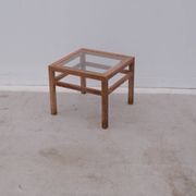 Solid oak coffee table, 1980