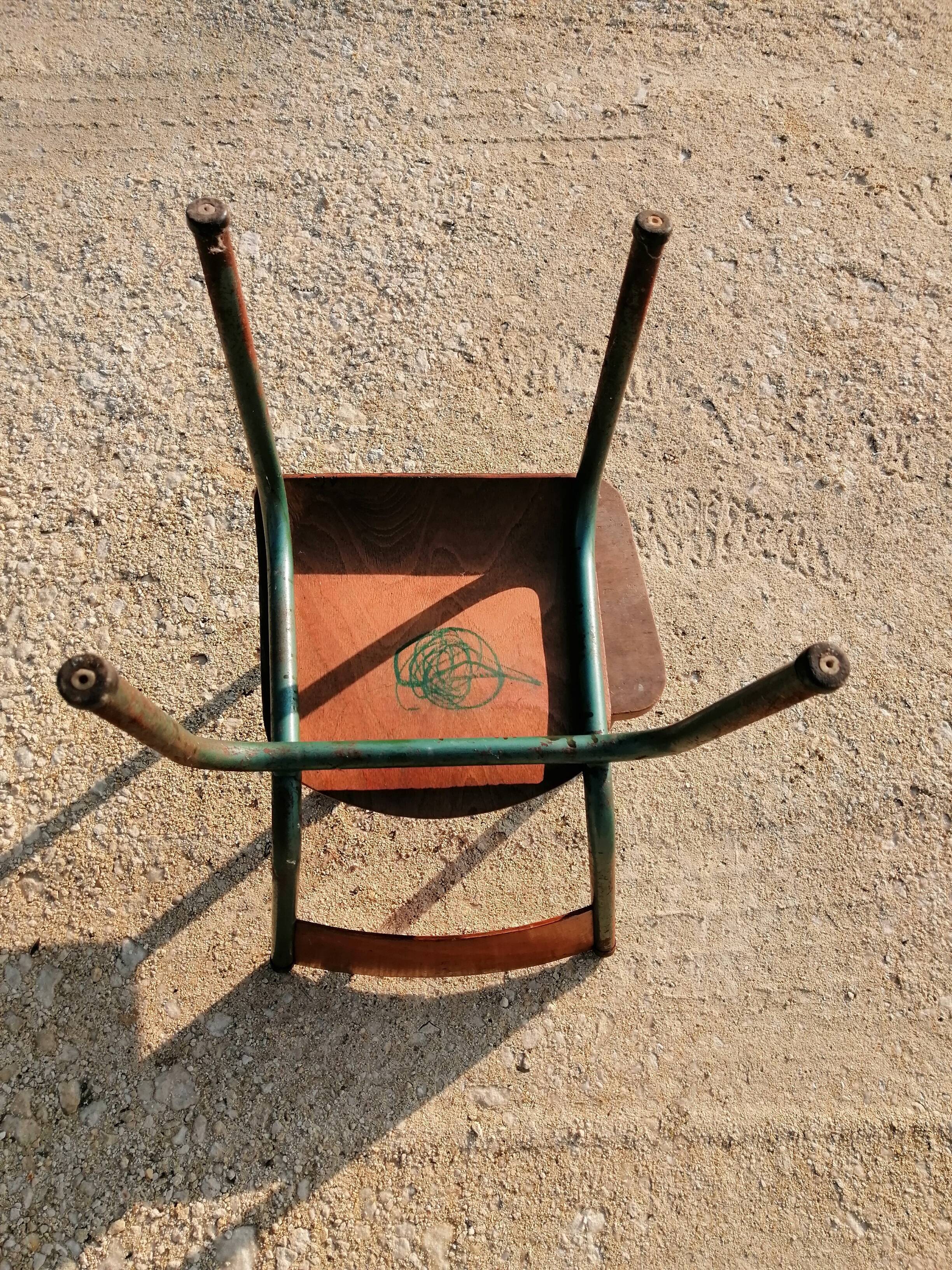 Chair & children's stool vintage year 50/60