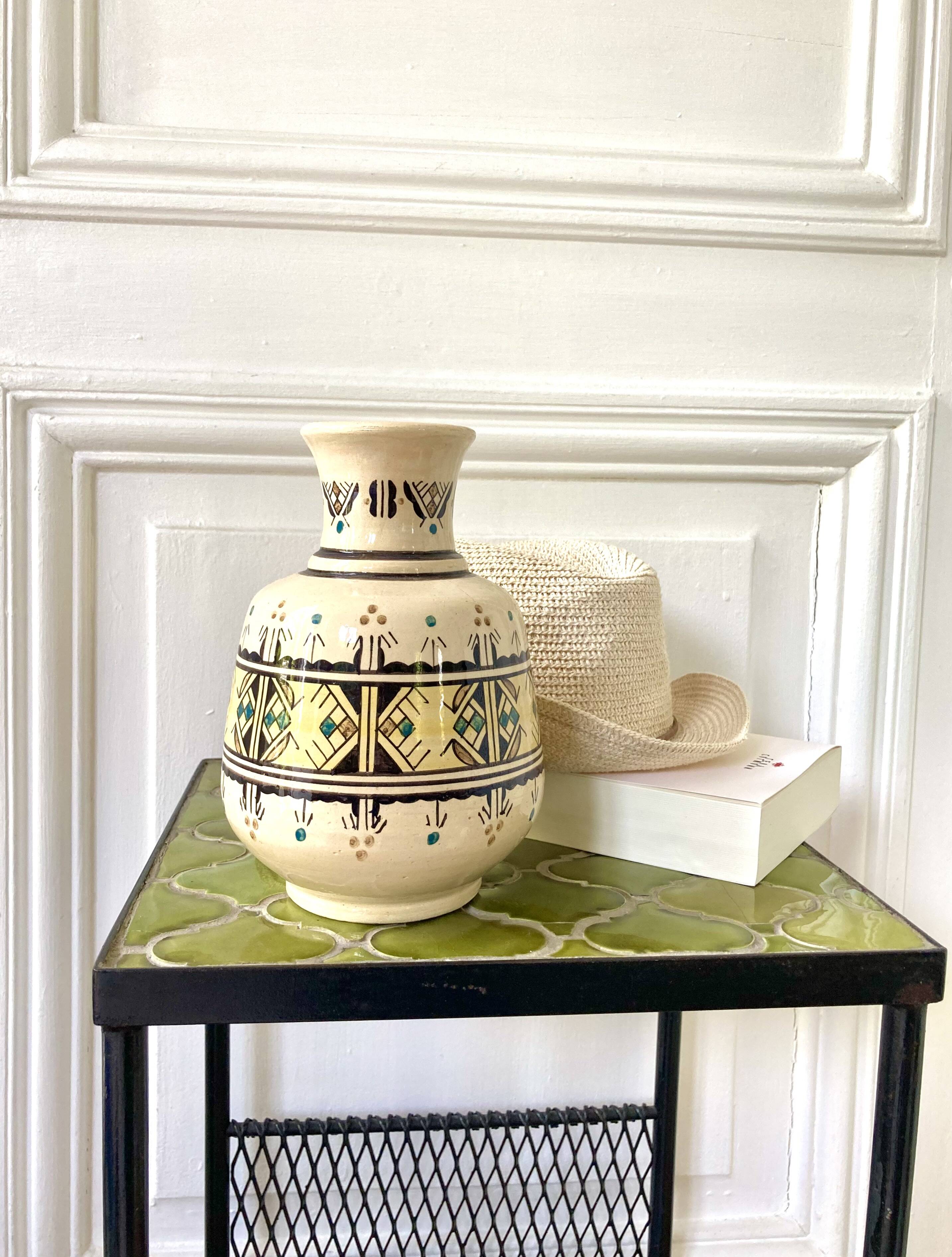 Handcrafted pottery vase