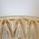 Pair of vintage globes for lighting - amber glass