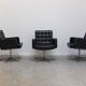 Set of 3 Executive Chairs by Vincent Cafiero for Knoll International, 1960s