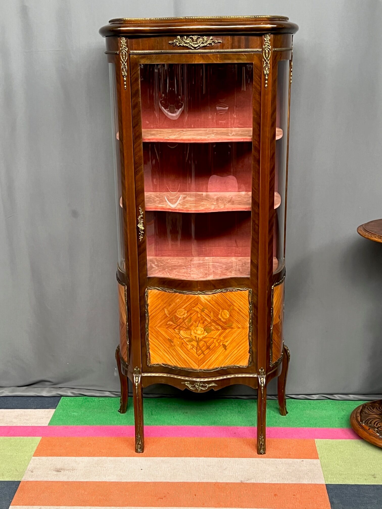Louis XV style showcase.