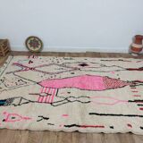 Handmade wool Berber rug 300 X 195 CM
