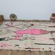 Handmade wool Berber rug 300 X 195 CM