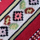 Tapis Vintage Tekke Turkmène Fait Main en Laine – Années 1960 – 126 x 188