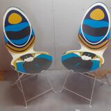 Pair of Christian Lacroix Haute Couture Chairs