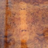 Elm burl coffee table, 70s