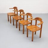 Set of 4 Alder Wood Opus Dining Chairs by Team 7 Austria