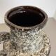 Vase de sol multicolore en poterie fat lava 408-40 fabriqué par scheurich, années 1970