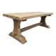 Monastery table, solid oak, 220cm.