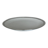Plat ovale en porcelaine blanche