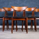 Vintage Rosewood Chairs by Kurt Østervig for KP Furniture, Denmark, 1960s, Set of 6