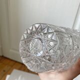 Art Deco Bohemian Crystal Vase