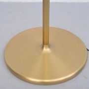 Lampe de sol en laiton vintage avec bras pivotant, années 1970