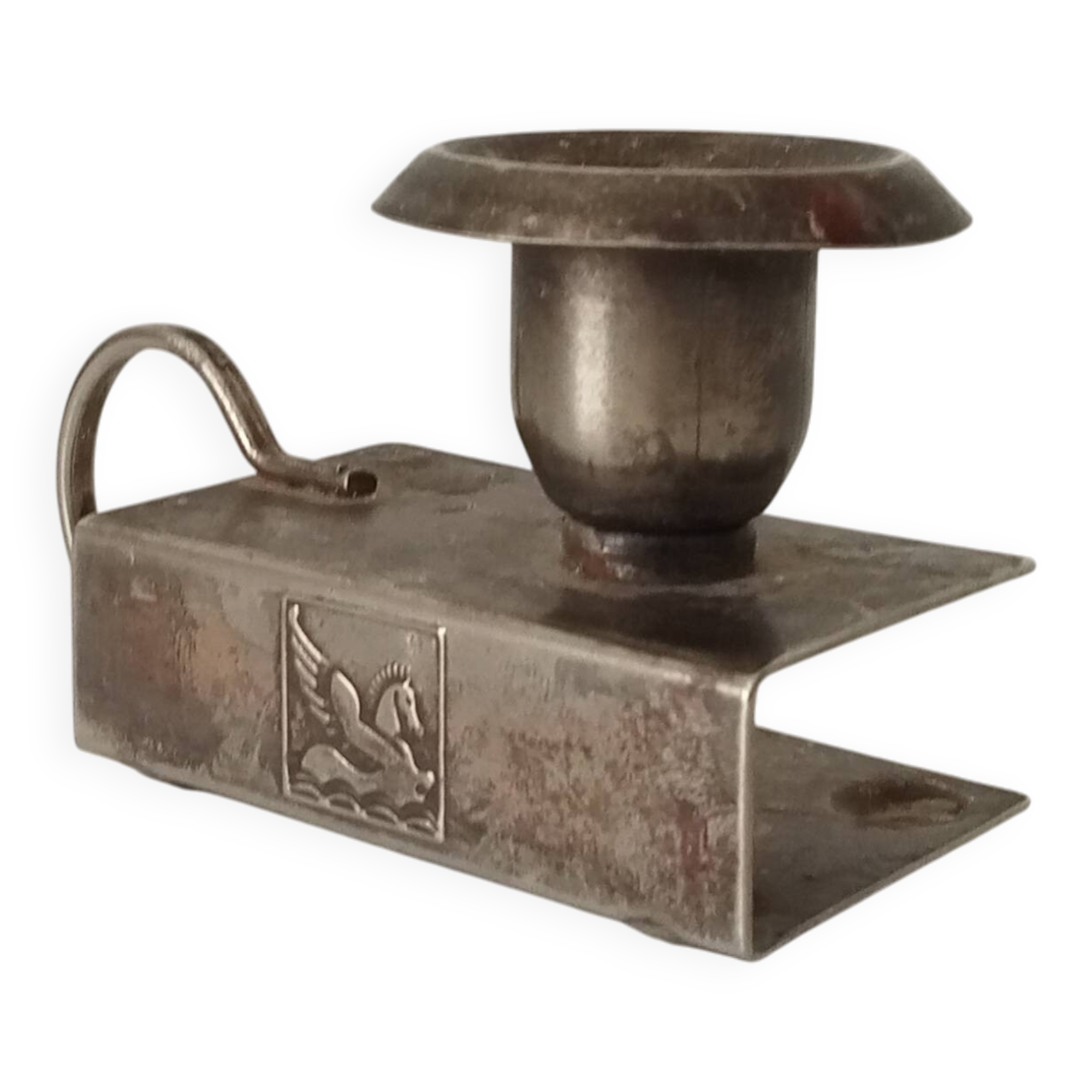 Vintage match holder candlestick